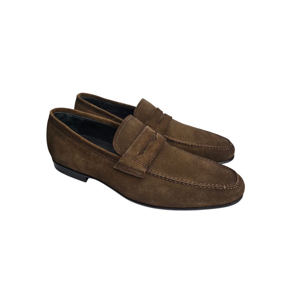 To Boot New York Adam Derrick Padua Brown Suede Loafer size 8.5 - Picture 1 of 9
